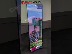 আইপোস্টার 2.5 ইনডোর ফুল কালার এলইডি স্ক্রিন 3840Hz উচ্চ রিফ্রেশ রেট সহ হুইল