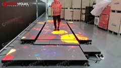 সৃজনশীল LED ইন্টারেক্টিভ ডান্স ফ্লোর #leddancefloor #leddisplay #interactive