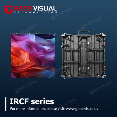 IRCF সিরিজ নমনীয় LED প্যানেল ইনডোর P2.6/P2.9/P3.9 500MM*500MM, A8s কার্ড গ্রহণ,7680HZ উচ্চ রিফ্রেশ রেট
