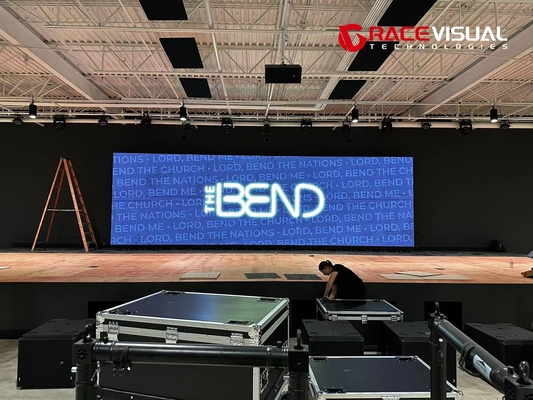 7680HZ P2.9 ইভেন্টের জন্য ইনডোর ফুল কালার এলইডি স্ক্রিন 500mmx1000mm ক্যাবিনেটের আকার আইপি 40 রেটিং