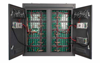 960x960 মিমি কোল্ড স্টিল আউটডোর বিজ্ঞাপন LED ডিসপ্লে 3840 উচ্চ রিফ্রেশ রেট 5500 নিট