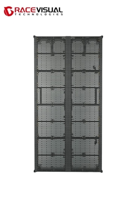 500mmX1000mm স্বচ্ছ LED স্ক্রিন ইনডোর / আউটডোর প্রয়োজনের জন্য নিখুঁত সমাধান