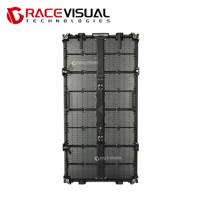 SMD1921 পিক্সেল কনফিগারেশন P3.9-7.8 মিমি/0.15-0.30 স্বচ্ছ বহিরঙ্গন এলইডি স্ক্রিন উচ্চ রেজোলিউশন হালকা ওজন নির্মাণ
