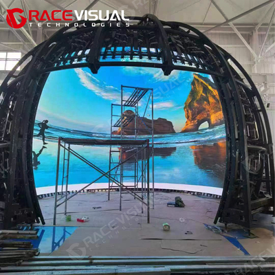 নরম রাবার মডিউল ইনডোর বিজ্ঞাপন LED ডিসপ্লে 320x160mm FX সিরিজ ইনডোর নমনীয় LED ডিসপ্লে