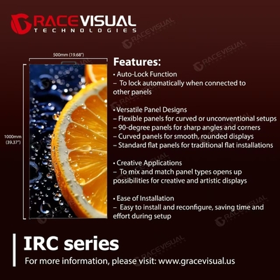 P2.6&P2.9&P3.9mm 7680Hz উচ্চ রিফ্রেশ রেট IRC সিরিজ ইনডোর ভাড়া LED স্ক্রিন / LED প্রাচীর / ভিডিও প্রাচীর