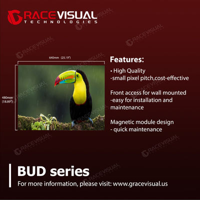 P1.86 আল্ট্রা এইচডি ইনডোর এলইডি ডিসপ্লে সিস্টেম উন্নত 7680Hz আল্ট্রা মসৃণ রিফ্রেশ রেট প্রযুক্তি∙∙ উচ্চ-কার্যকারিতা 640×480mm কম্প্যাক্ট ক্যাবিনেট ডিজাইন∙∙ 500+ নিট প্রিমিয়াম উজ্জ্বলতা আউটপুট