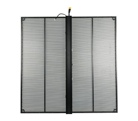 P3.97.8 স্বচ্ছ এলইডি ডিসপ্লে 5500nits, 3840Hz, 500×1000mm ইনডোর এবং আউটডোর ইনস্টলেশনের জন্য প্যানেল