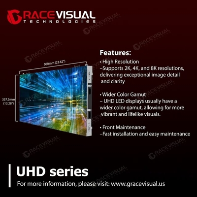 UHD সিরিজ 4K LED ডিসপ্লে অতি সূক্ষ্ম পিক্সেল পিচ সহ