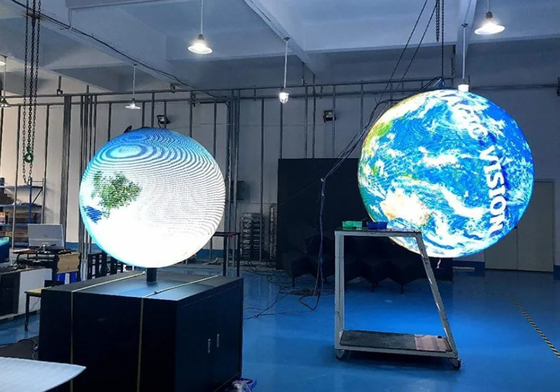 P2.5 P3 LED ওয়াল ডিসপ্লে অত্যাশ্চর্য 360° ভিজ্যুয়াল ডিসপ্লে