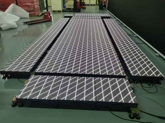 দ্রুত ইনস্টলেশন ইনডোর LED ডিজিটাল ডান্স ফ্লোর টাইলস ভিডিও ওয়াল ইন্টারেক্টিভ ডিসপ্লে স্ক্রিন