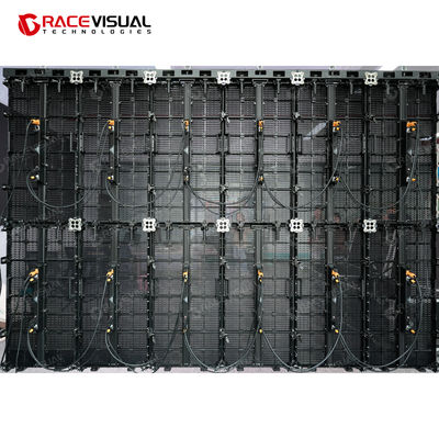 TSR Series Transparent LED Display with 7000 Nits Brightness Slim Lightweight Design for Energy-Efficient Outdoor Rental Applications